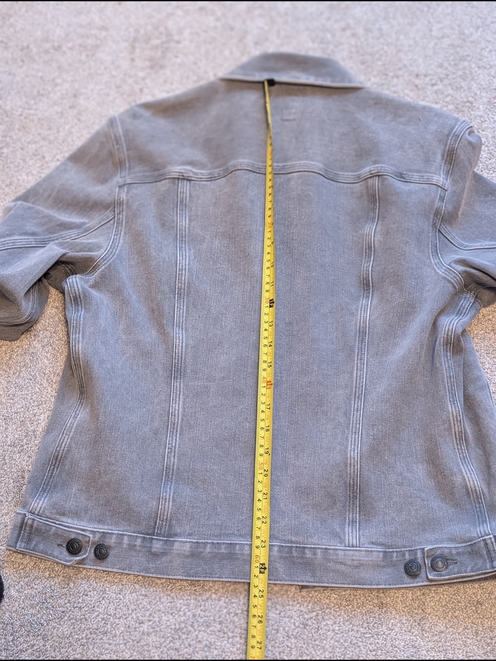 Hiroshi Kato "The Blade" Men’s Gray Stretch Denim Jacket Selvedge Made In USA - Picture 13 of 13